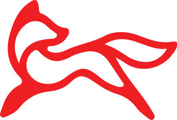 Fox simple icon. Vector ICON all icon Viktor