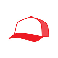 Baseball cap icon. Baseball hat isolated. Vector