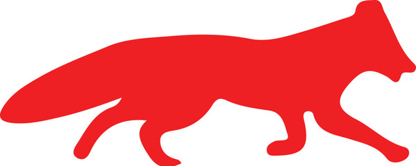 Fox simple icon. Vector ICON all icon Viktor