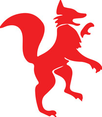 Fox simple icon. Vector ICON all icon Viktor