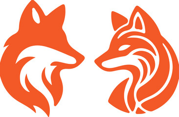 Fox simple icon. Vector ICON all icon Viktor	
