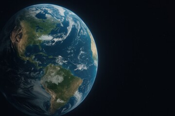 地球と宇宙空間の背景素材