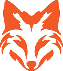 Fox simple icon. Vector ICON all icon Viktor	
