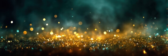 Abstract glowing bokeh background