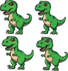 Obraz premium Baby Dinossauro vector illustration