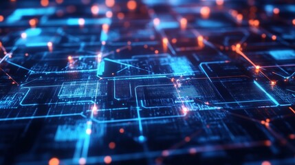 Abstract digital circuit board