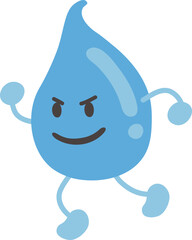 화재예방_씩씩한물방울 (일러스트)