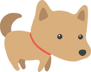 강아지_진돗개 (일러스트)