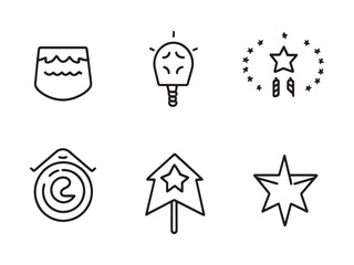 Park Badge line art icon simple design symbol illustration