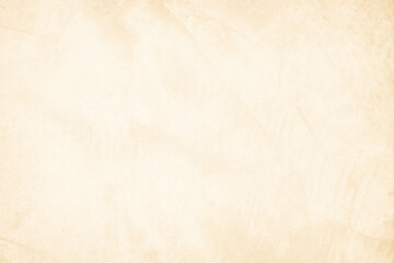 Old concrete wall texture background. Close up plain cream color cement wall texture.