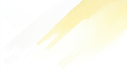 Abstract pastel brushstrokes of light yellow and off-white colors
