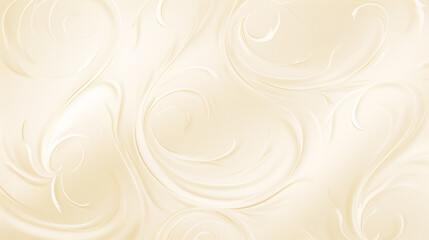 Seamless wallpaper with champagne gold blending into beige, featuring floral flow in an elegant minimalist style.


