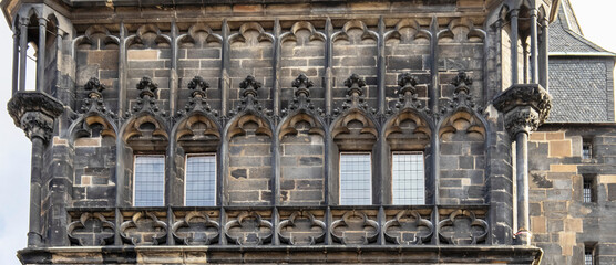 old rusty windows