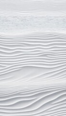 Obraz premium A soft, white background featuring gentle, wavy lines that create a serene and fluid texture, evoking a sense of calm and elegance.