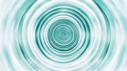 Abstract teal concentric circles