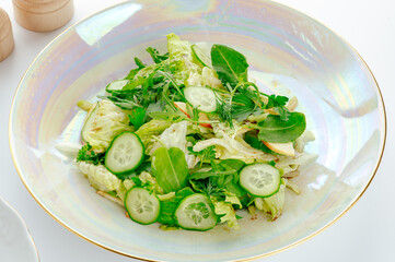restaurant food on a white background. photos for the menu