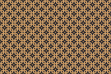 luxury batik pattern in Warm Brown and Black