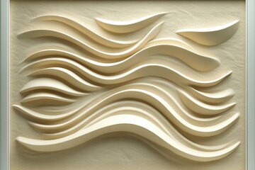 Obraz premium Abstract Relief Waves