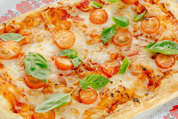 restaurant food on a white background. photos for the menu