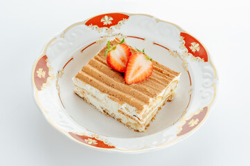 restaurant food on a white background. photos for the menu