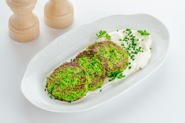 restaurant food on a white background. photos for the menu