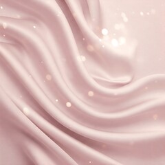 Obraz premium Soft pastel pink silk background gentle folds