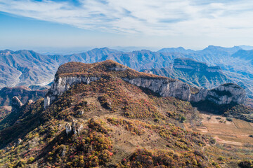 Autumn in the Taihang Mountains of China