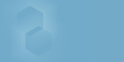 Abstract hexagon lines on gray background. Geometric stripe line art design for poster, brochure, cover, website, banner.