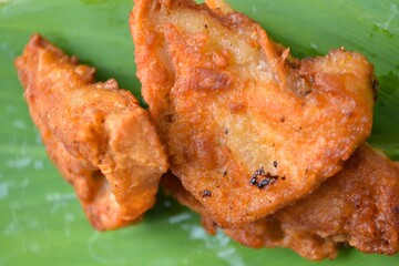 Delicious fried cake, Asian food