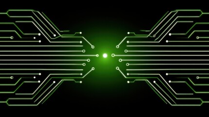 Closeup of a complex circuit board, exploring the intricate world of electronic connections and hardware