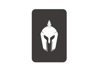 Spartan icon logo design inspiration vector template