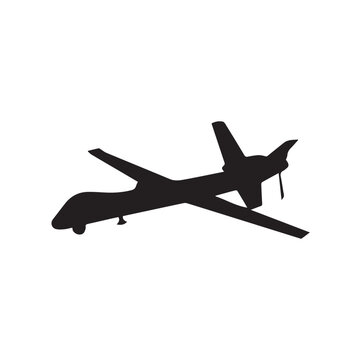 FPV unmanned Combat drone attack drone in vector art