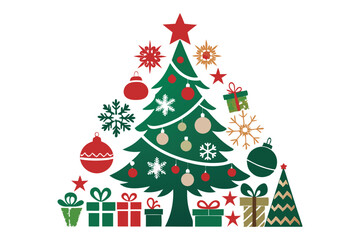 Christmas Tree Silhouette Bundle For Designers