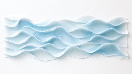 Fototapeta premium Abstract sculpted wave design