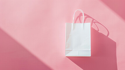 pink shopping bag
