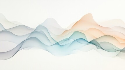 Abstract flowing waves