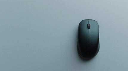black computer mouse