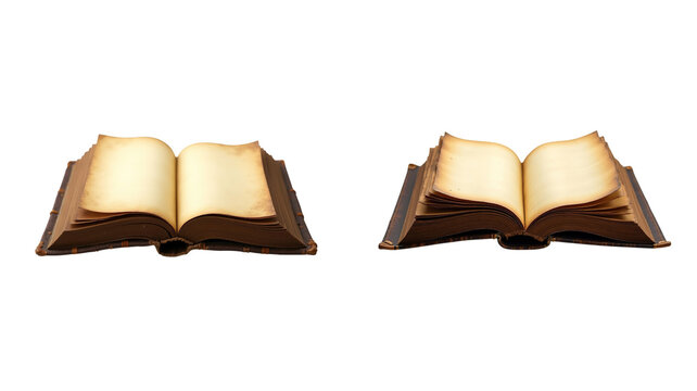 open ancient book (png)