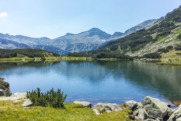 Landscape of Pirin Mountain near Banderitsa Area, Bulgaria