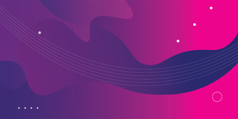 Liquid wave background with purple color background. Fluid wavy shapes. Eps10 vector