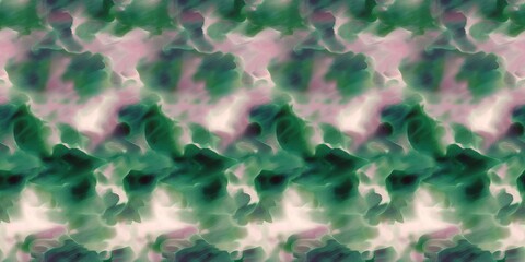 Dreamlike Green-Pink Marble Abstract – Watercolor in High Resolution