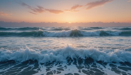 Fototapeta premium sunrise over the sea