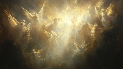Heavenly host of angels