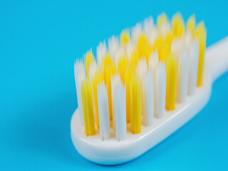A toothbrush with soft bristles, ideal for gentle care of teeth and gums, ensuring a healthy oral...