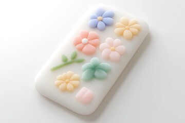 Pastel flower phone case