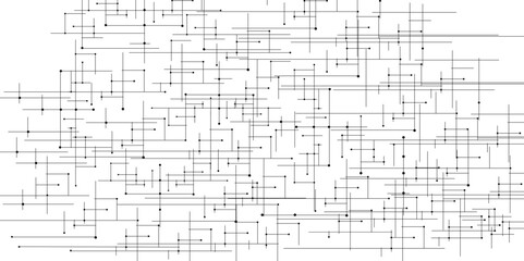 Creative idea of modern design with abstract geometric background. Minimalistic design with connecting the dots and lines. Minimalistic texture with linear squares pattern. Vector illustration.