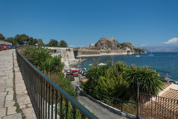 View of Corfu Fortress.