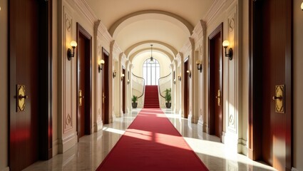 Fototapeta premium corridor of the church