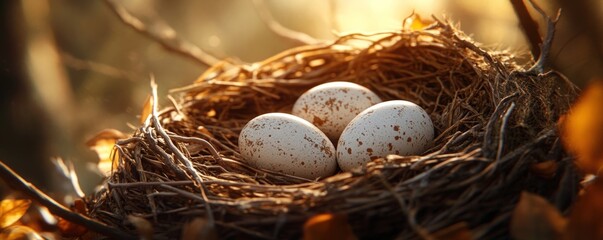 Obraz premium Nest with Eggs