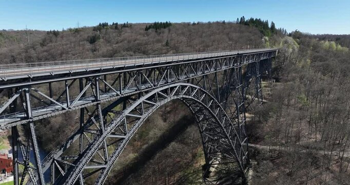 Mungstener Br cke is considered one of the icons of the industrial age. Rail road bridge.